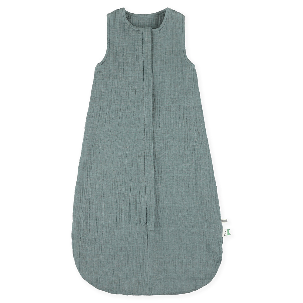 Muslin sleeping bag | 90cm - Bliss Petrol